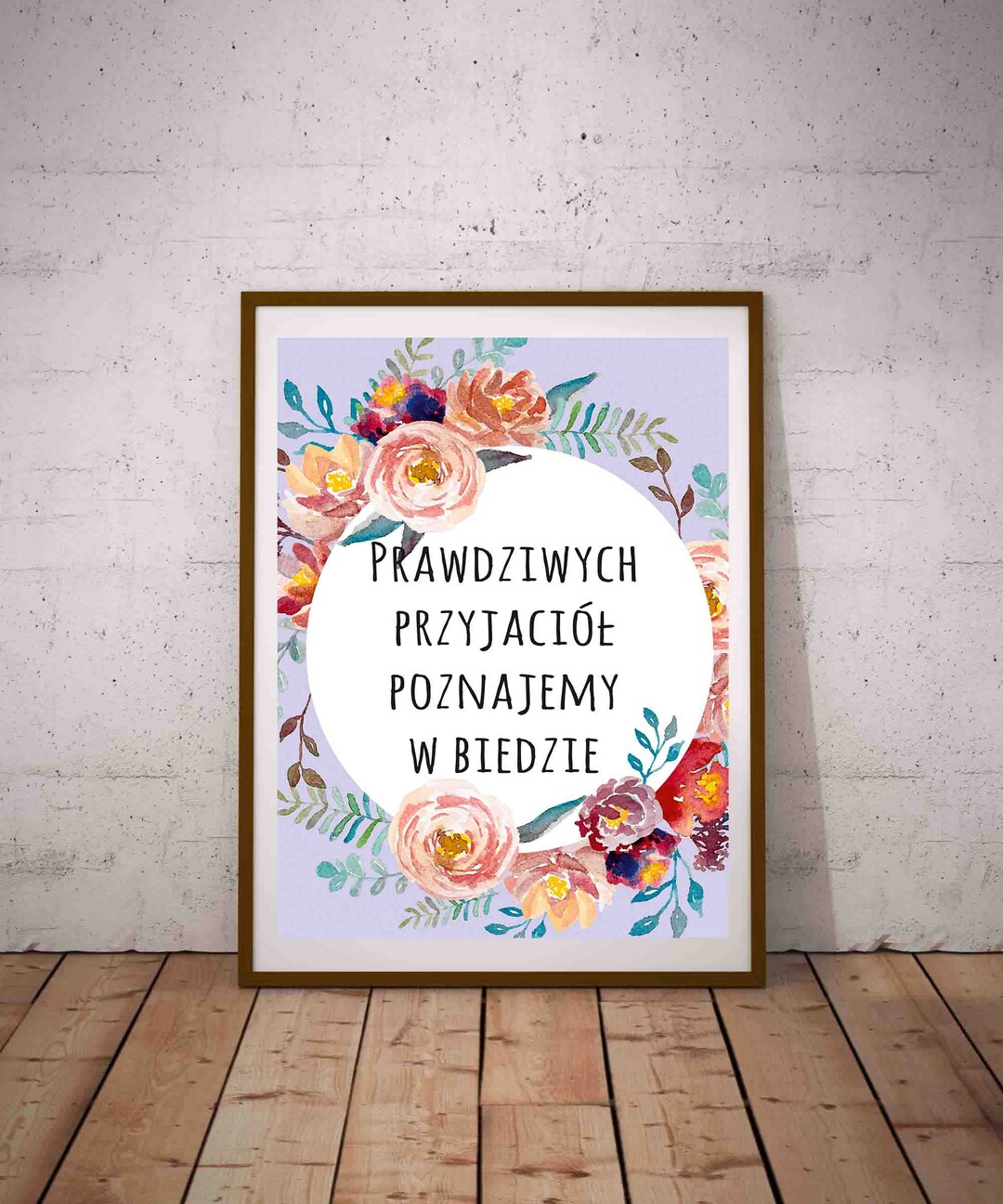 Quote About Friends Polish Language From Poland Gift Polish Sayings