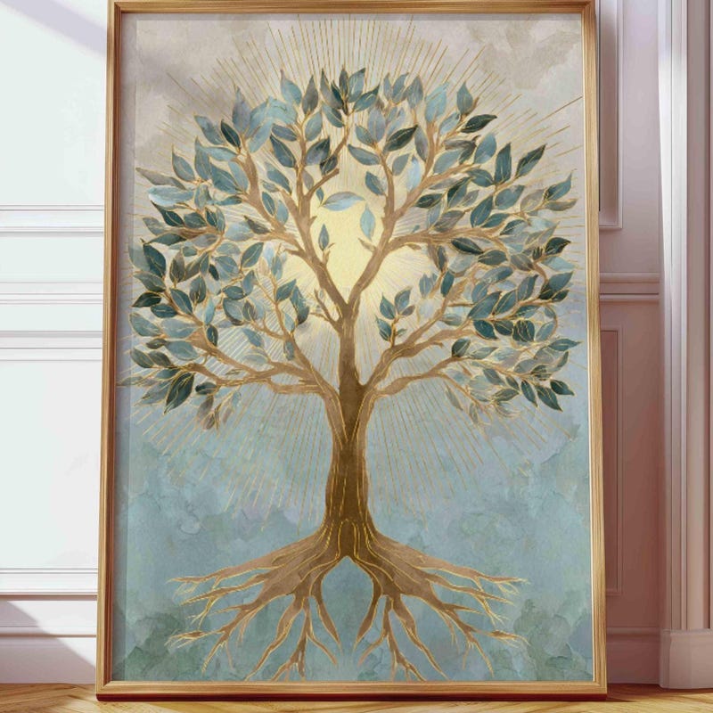 Biblical Tree Roots Biblical Family Tree Poster - Etsy
