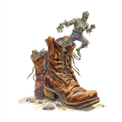 Zombie Boots - Etsy