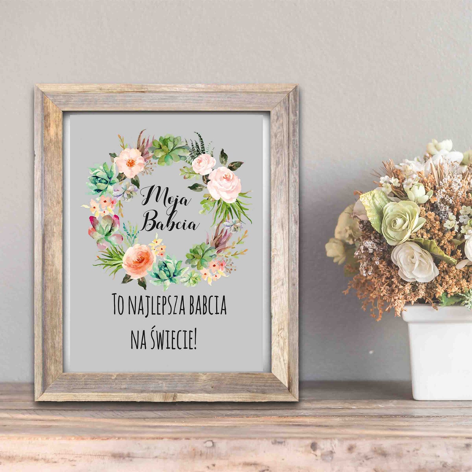 Poland Babcia Gift Polish Wall Art Polish Poster Polish Wall Etsy