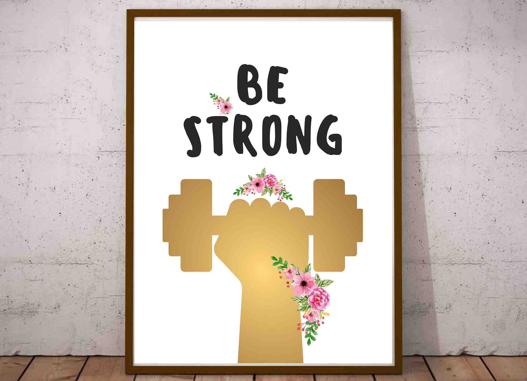 Workout Partner Gift Gym Wall Art Bodybuilding Poster Etsy