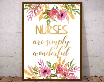 Nurses Printable, Nurses Poster Nurses Art Nurses Week Gift Nurse Week Gift Nurse Appreciation Nurse Week Printable Nurse Quotes Nurse Gift