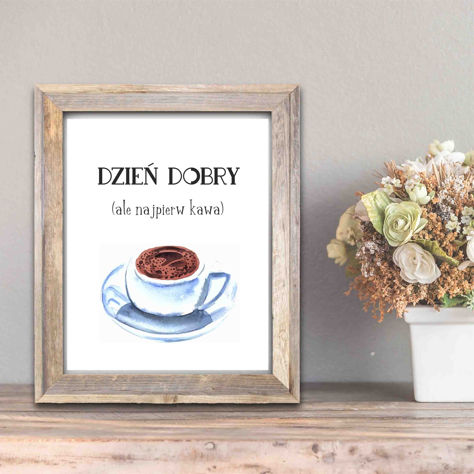 Poland Polish Print but First Coffee Polish POSTER Polish Wall Etsy