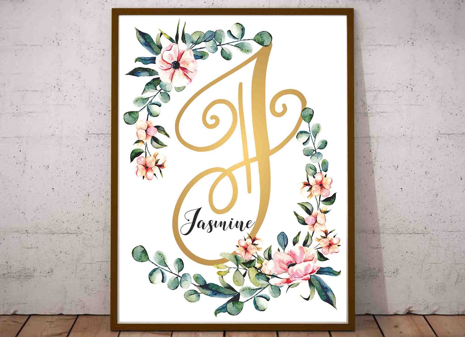 Jasmine Name Jasmine Newborn Jasmine Baby Shower Baby Girl Gift Custom Wedding Favor Kids Prints