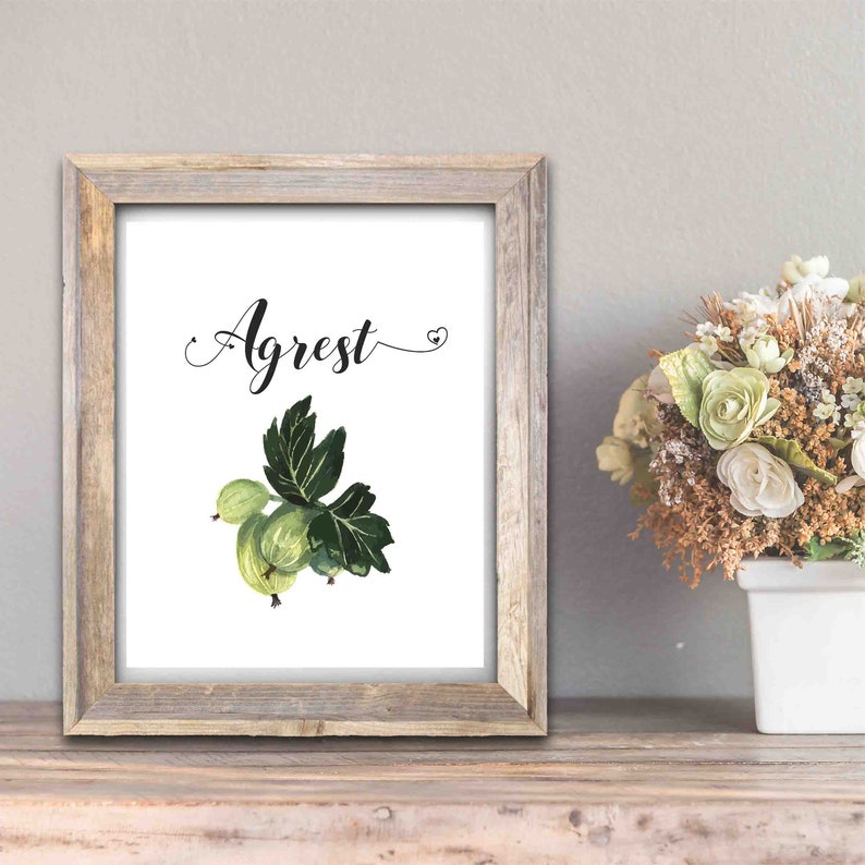 Polish Kitchen Decor Polish Food Fruit Decor Home Decor Etsy