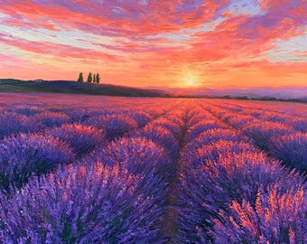 Lavender Junk Journal Papers, Lavender Pictures, Fields Sunset Scrapbook Pages, Photos, Clipart, Ephemera, Wallpaper Background JPG, Crafts