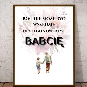 From Poland, Polish Gift for Babcia, Best Babcia Polish Grandma Birthday Gift Idea, Dzien Babci, Urodziny Babci, Po Polsku, Prezent, Picture