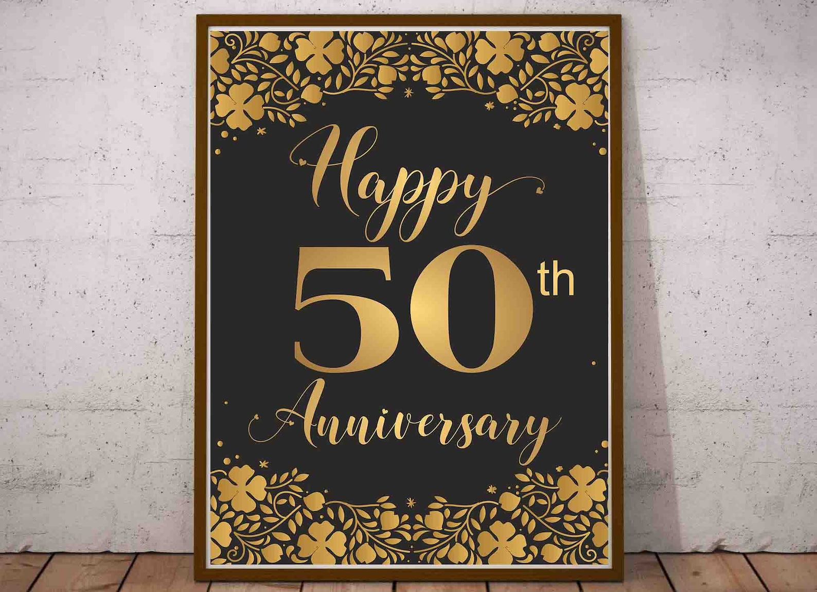 Anniversary 50th Anniversary 50 Year Happy Anniversary Etsy