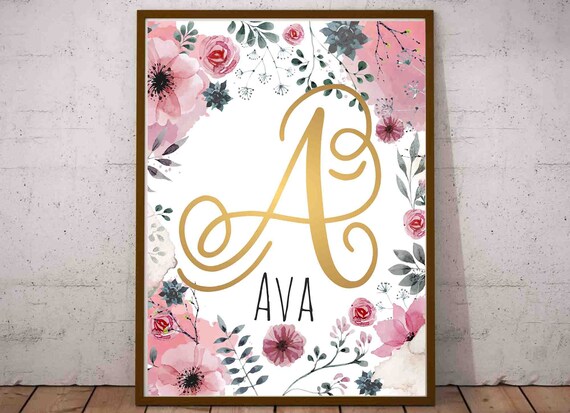 nursery wreath with name