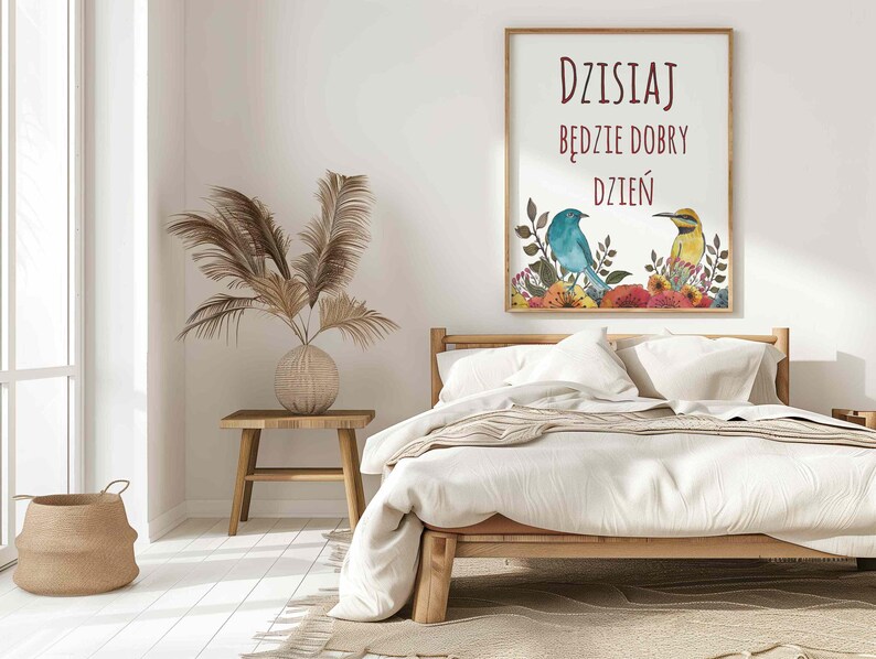 From Poland Today is a Good Day Polish Blessing Welcome Sign Polish