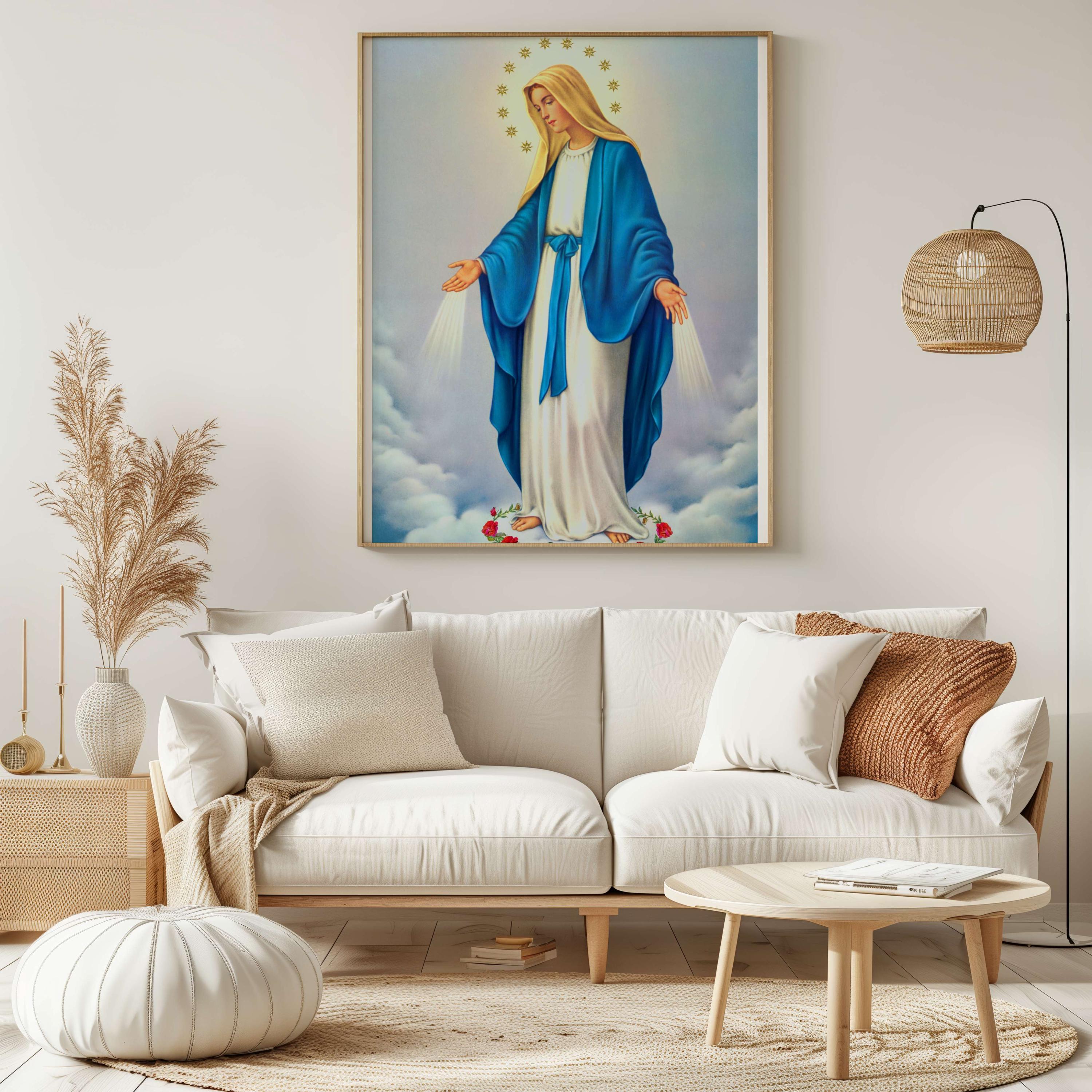 Our Lady Virgin Mary Immaculate Heart of Virgin Mary Wall Art