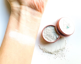 Finishing Powder • Setting Powder • doorschijnend poeder • vegan make-up • minerale sluier • titaniumdioxidevrij • zero waste