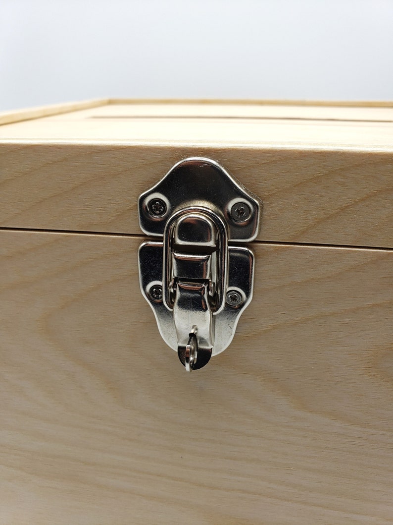 Collection Box Lockable With Hasp 10x 10x 10 - Etsy