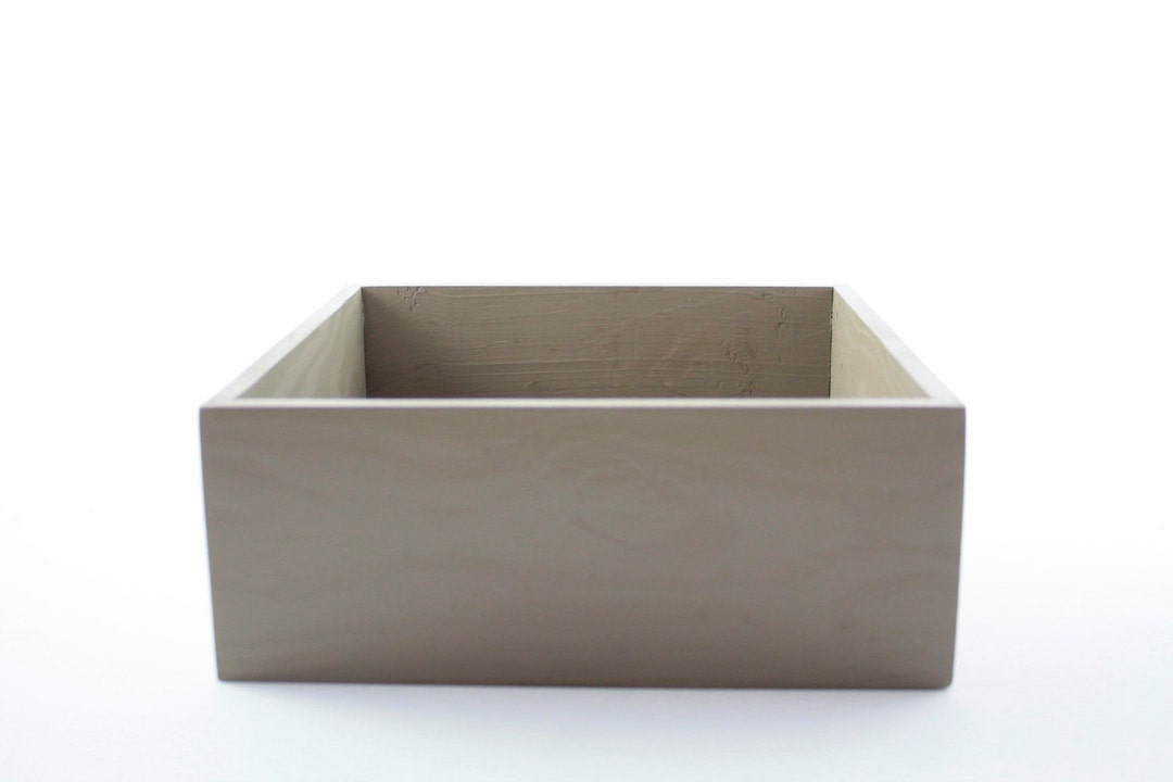 Wood Box 10 X 10 X 4 Handmade Wood Box Wedding Decor Storage Organizer