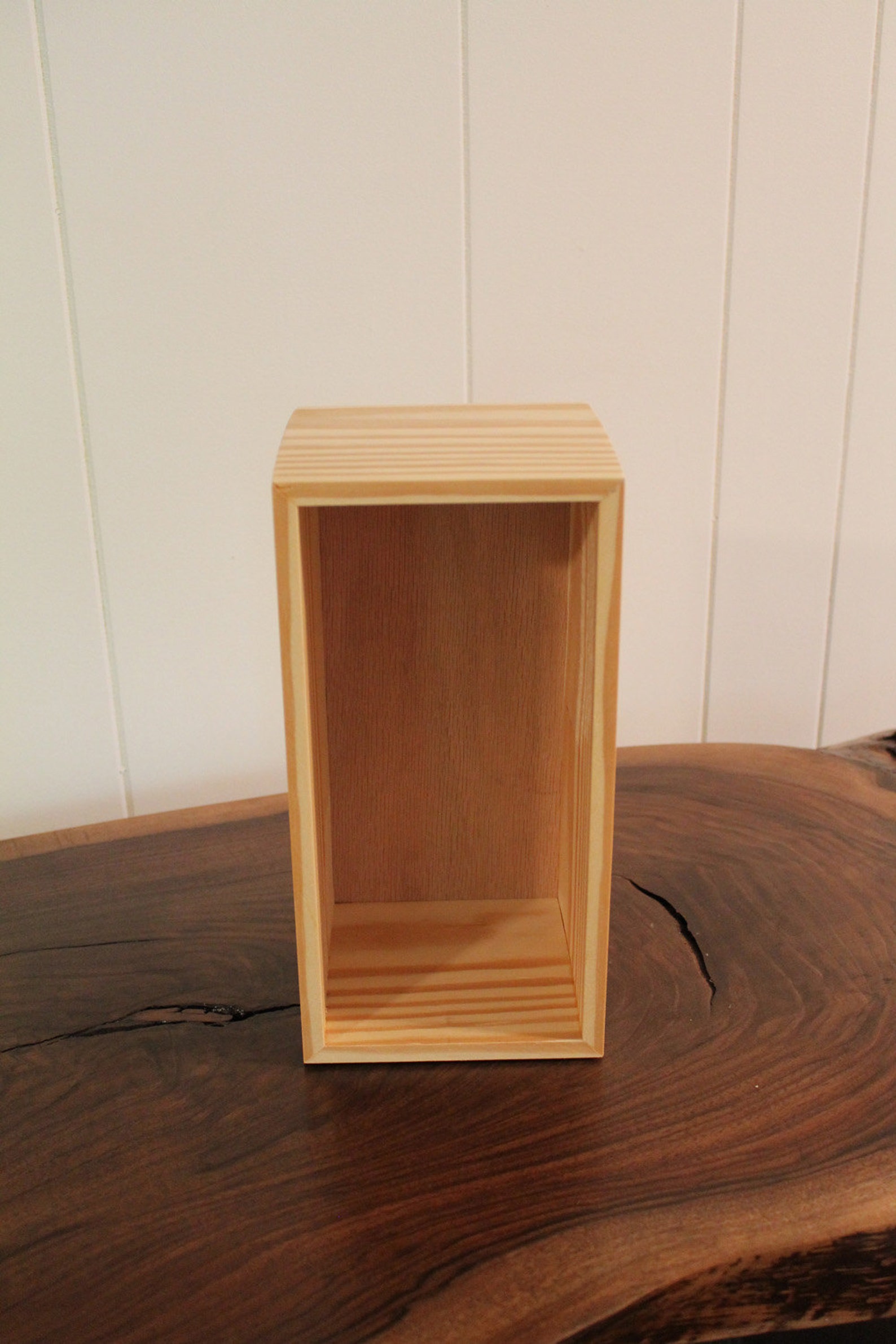 Wedding Centerpiece Box Set of 3 Unfinished Flower Vase Box Etsy