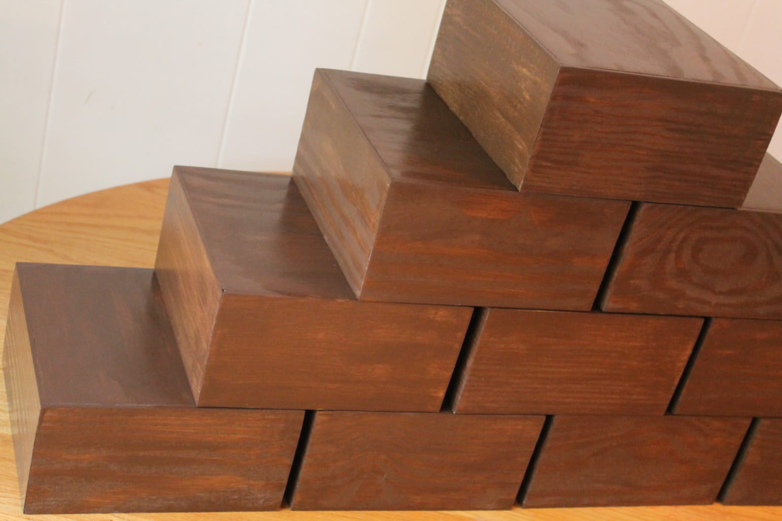 Wooden Stand Plinth Table Centerpiece Riser Box Display Stand Etsy