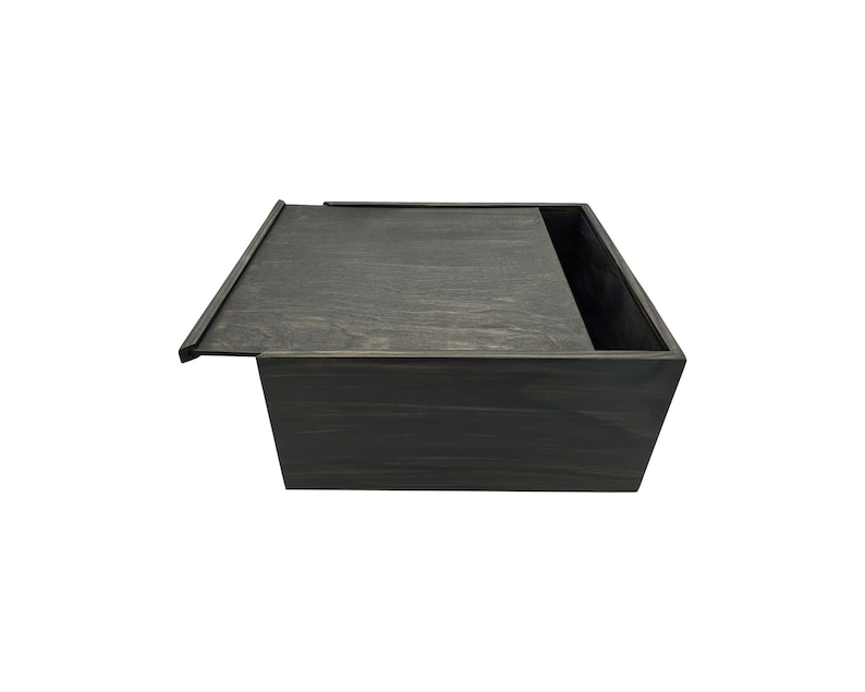 Sliding Lid Box 12 x 12 x 6