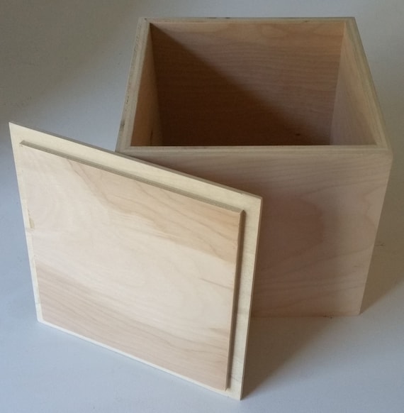 11x11x11 Custom Box With Drop-in Lid, Home Organization and Storage,  Wedding Decor, Gifts for Him, Gift for Her 