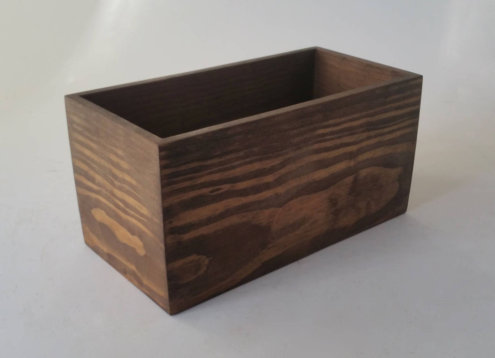 Handmade Wood Box 10 X 5 X 5 Wedding Centerpiece Storage Etsy