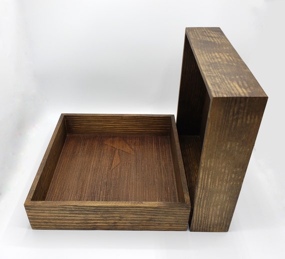 6x 6x 1.5 Wood Box Centerpiece Home Decor Event Tables Gift Boxes 6x6x1.5 Wood Box Etsy