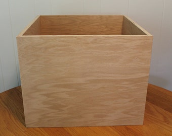 20 x 20 x 16" Box.  Entryway Planter Toy Bin Storage Cubbies Shelving. (20x20x16 Box. Unfinished)