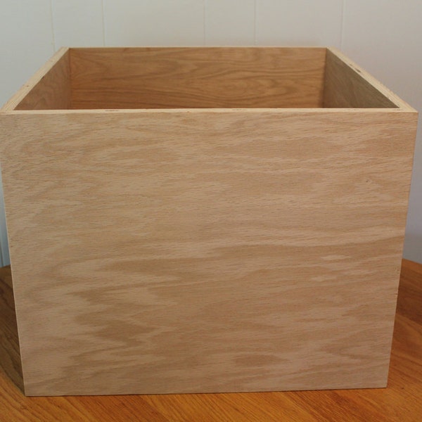 20 x 20 x 16" Box.  Entryway Planter Toy Bin Storage Cubbies Shelving. (20x20x16 Box. Unfinished)