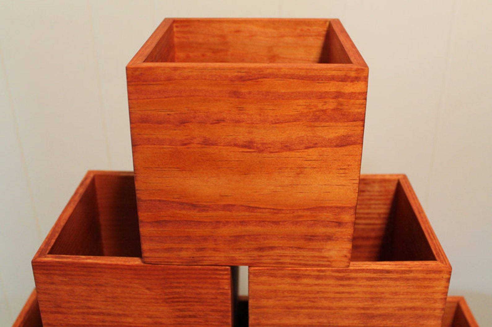 Wooden Box Gunstock Stain Wedding Centerpiece Flower Box Vase Etsy