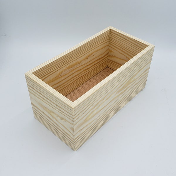 Unfinished Wood Planter Box Etsy