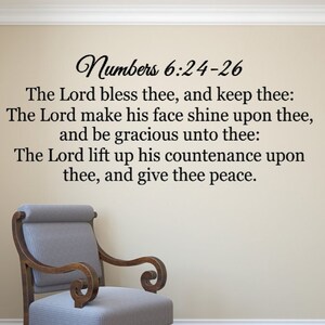 The Lord Bless Thee and Keep Thee. the Lord Make His Face Shine Upon ...