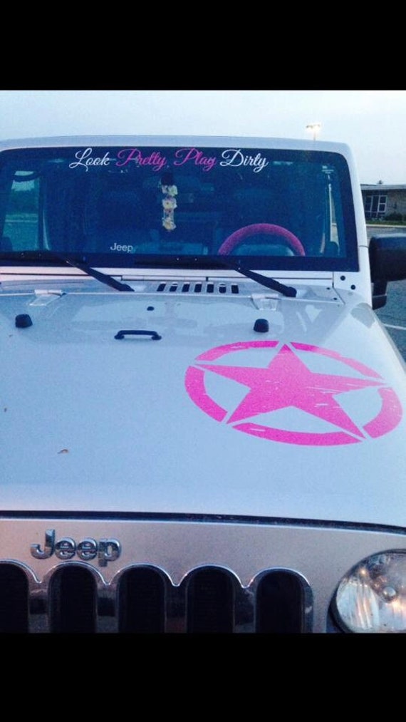 Distressed Star. Vinyl Decal