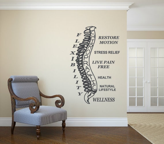 Chiropractor Vinyl Wall Decal