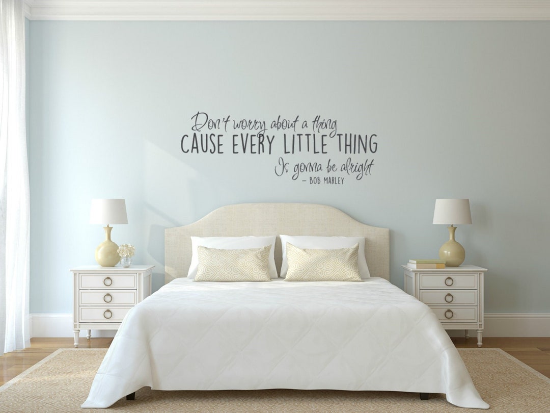 Targa In Legno 12,7x12,7 Cm Con Frase 'Every Little Thing Is Gonna Be Alright' – Decorazione Ispirazionale Per Scrivania E Mensola