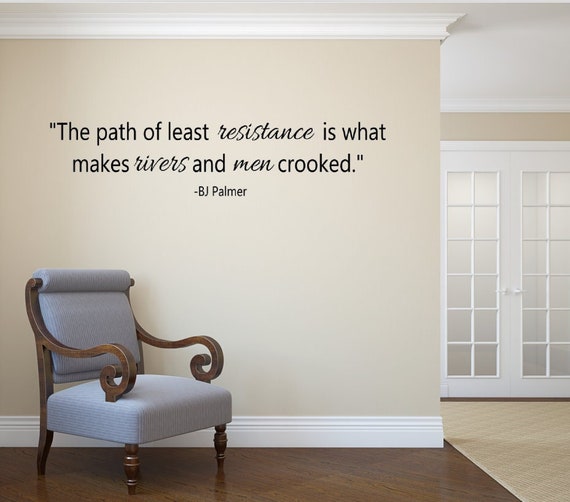 BJ Palmer Quote. Vinyl Decal. Wall Art – Chiropractic Office Decor