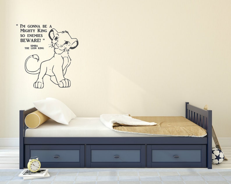 i'm gonna be a mighty king wall decal. | etsy