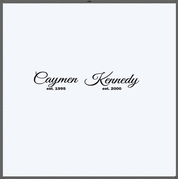 Personalized Name Vinyl Wall Decal - Custom Word Art