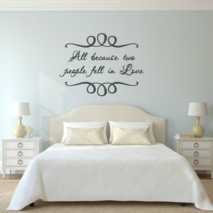 ROMT-RMK0037SS-RoomMates RMK0037SS All Because Two People Fell In Love Peel & S