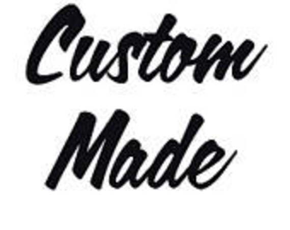 Custom Logo. Vinyl Wall Decal. Gray and Light Orange 111 x 32 inches