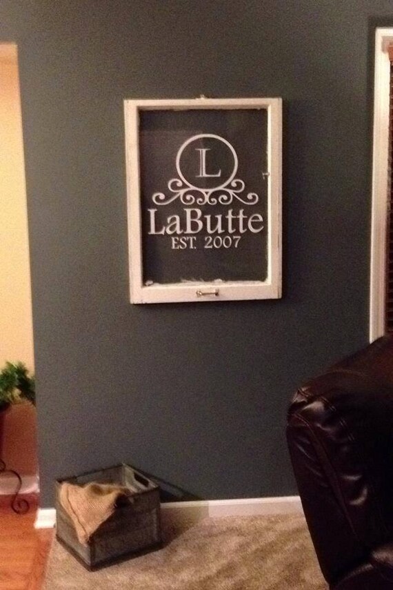 Custom Family Name and Established Date. This is for Decal ONLY. Window not included.
