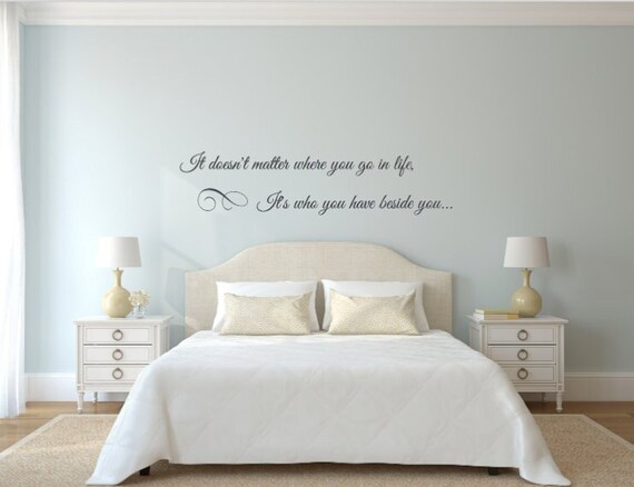 Life Quote Wall Decal, Matte Finish Vinyl, Custom Sizing Available