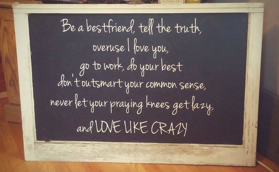 Love Like Crazy Lyrics Wood Sign Modern Farmhouse Wall Decor 