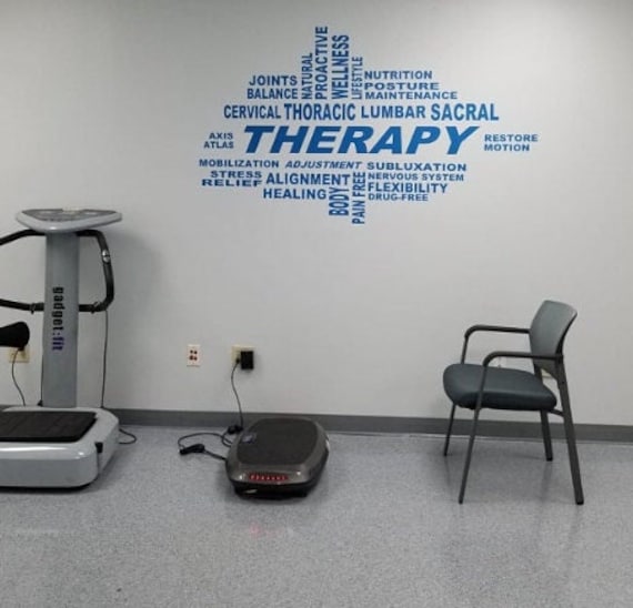 Therapy Collage. Vinyl Wall Decal. Business Decals