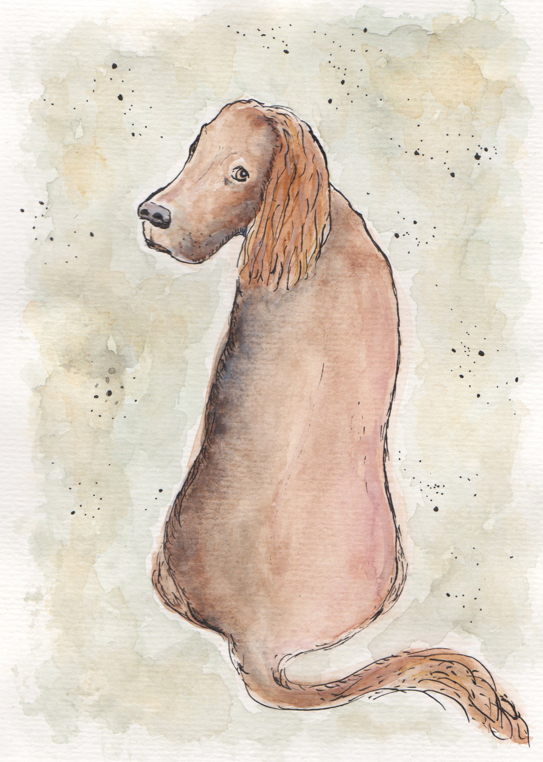 Original Handpainted Spaniel Painting Dog Wall Art UK Etsy Original Handpainted Spaniel Painting Dog Wall Art UK Etsy