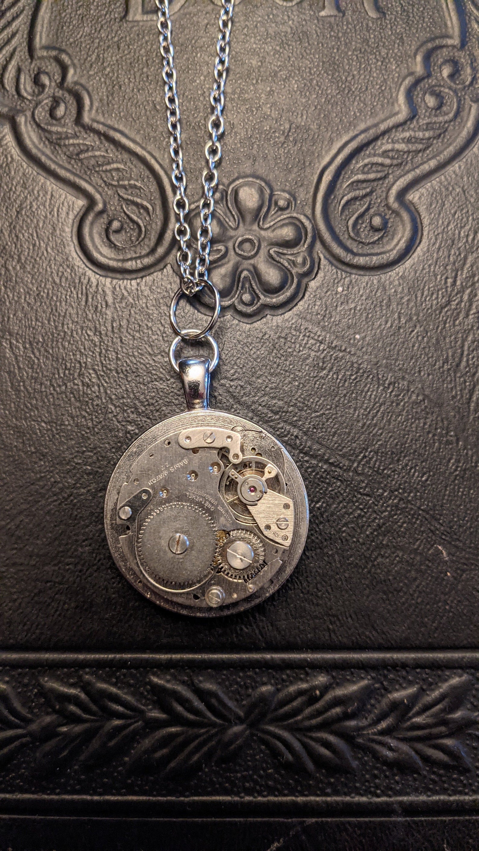 Vintage Pocket Watch Necklace. Etsy