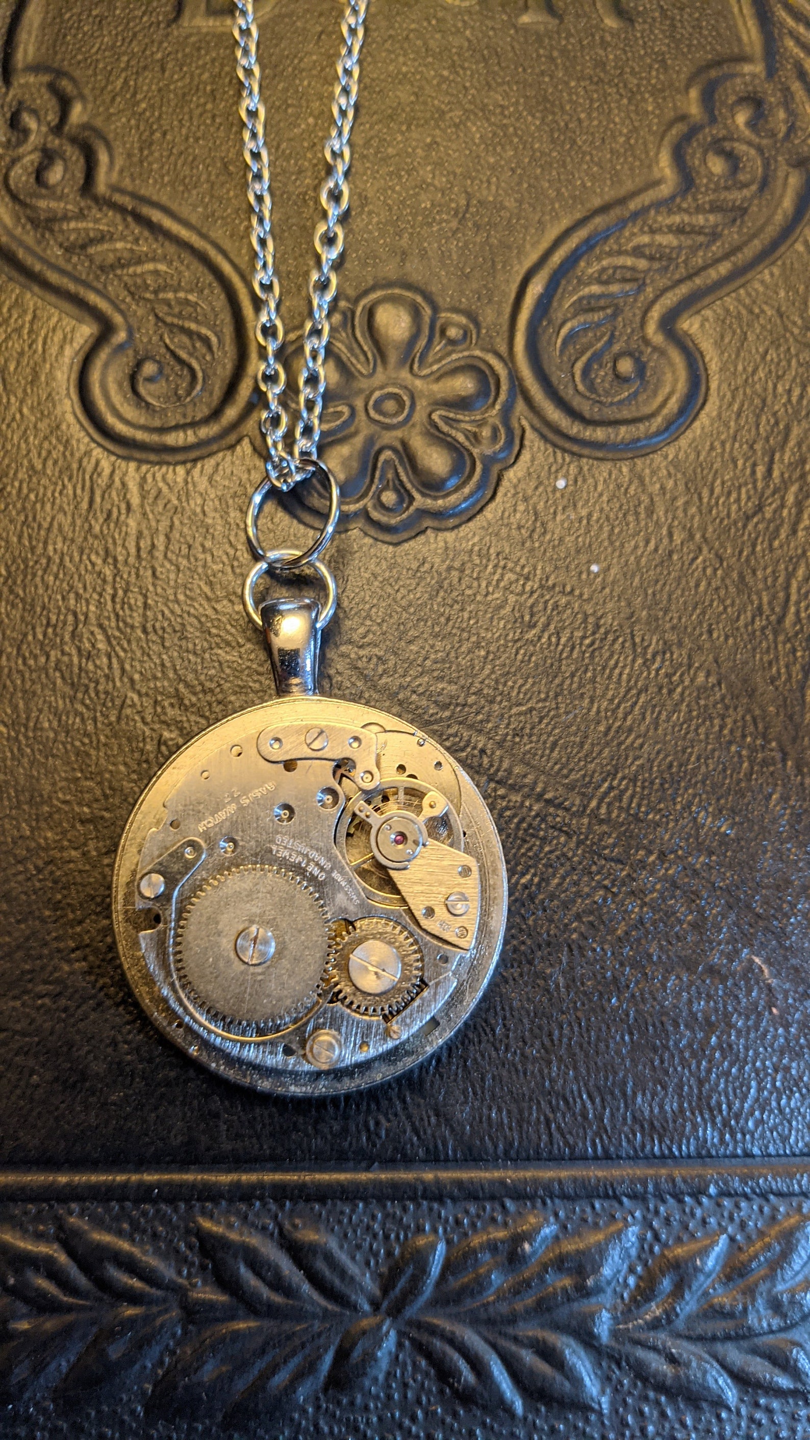 Vintage Pocket Watch Necklace. Etsy