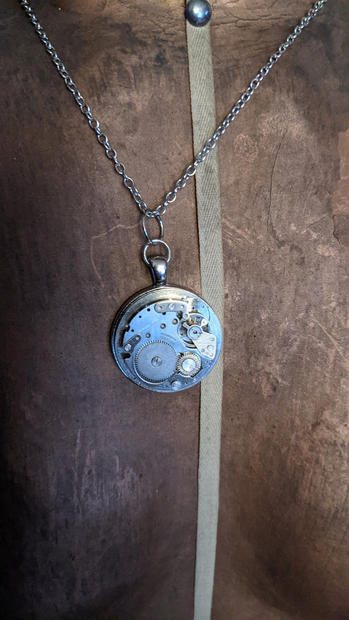 Vintage Pocket Watch Necklace. Etsy