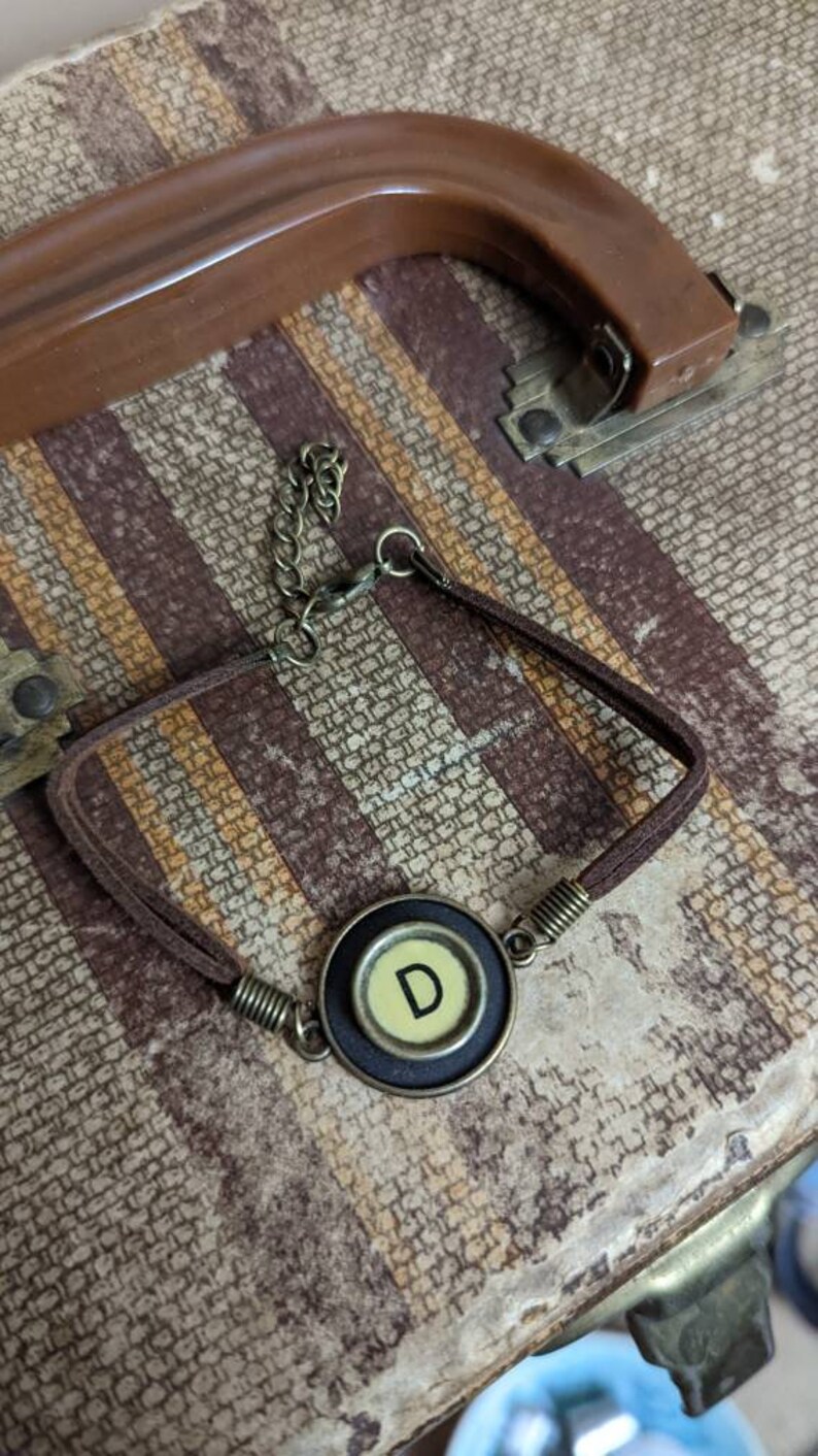 Antique Typewriter Key Bracelet. Etsy