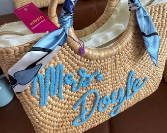 BELLA) embroidered tote bag for Bachelorette Party