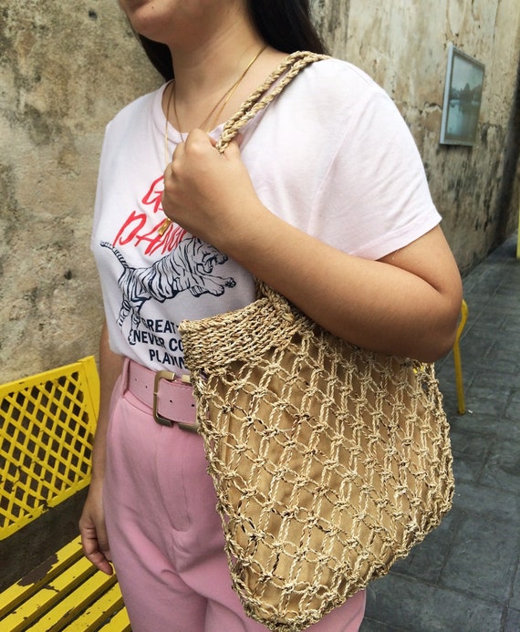 celine woven bag