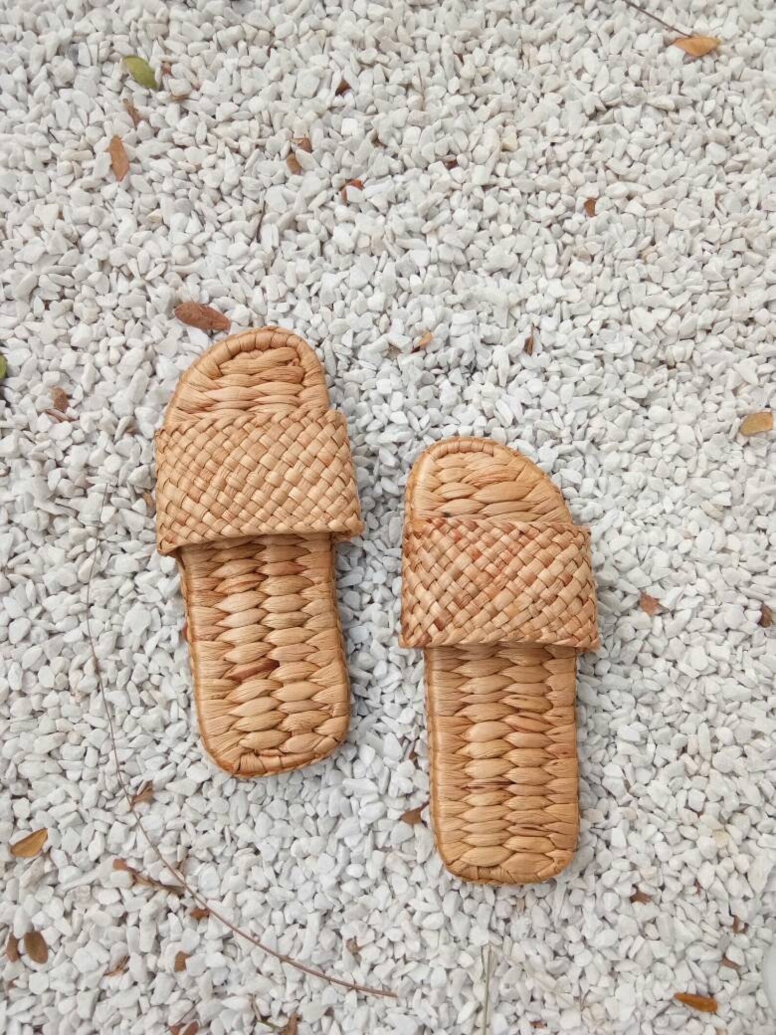 Beach Slippers Sandals Straw Sandals Bohemian raffia shoes Etsy