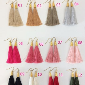 Luxury Tassel Earrings Bridesmaid Gift image 2